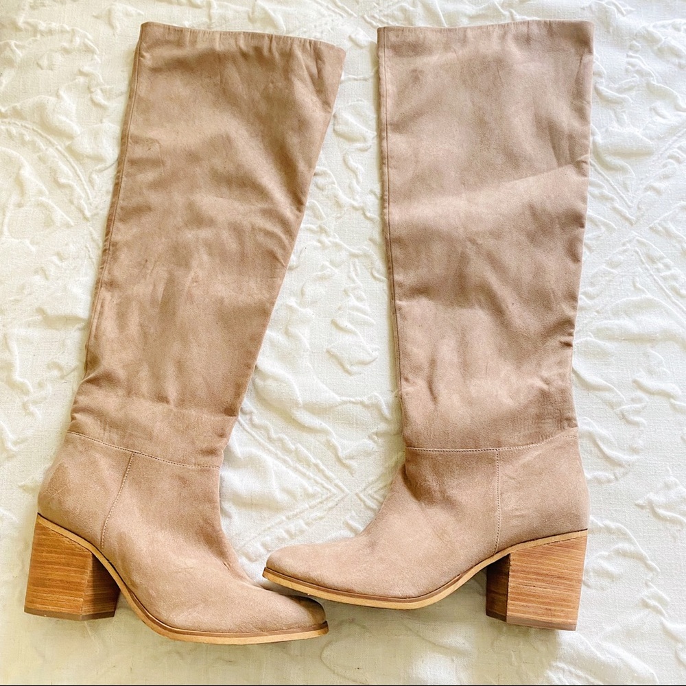 Abound Tan Over The Knee Boots Size 12 New